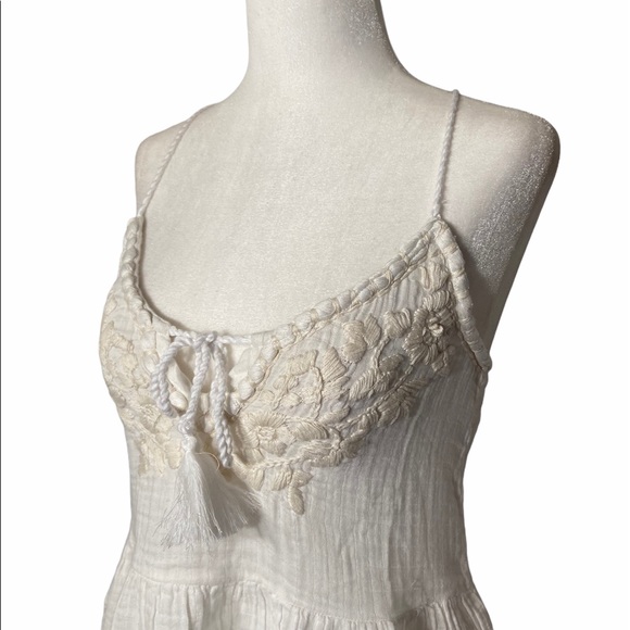 RAGA Sorrento Embroidered Tassel Tank Top Size XS - Picture 5 of 8